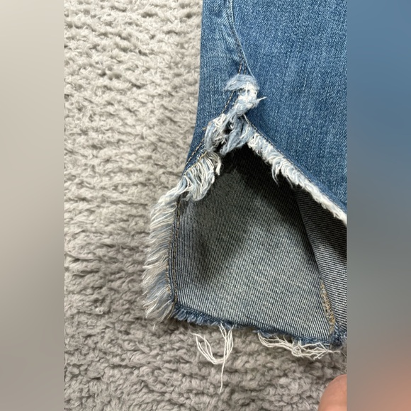 Judy Blue Jeans Womens Size 1/25 Skinny Fit High Rise Raw Cut Out Hem JB88459 - Picture 6 of 15